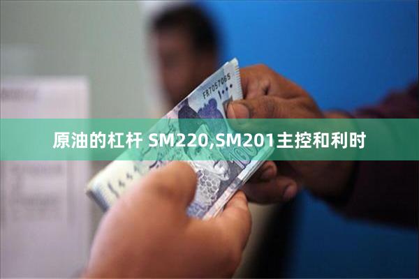 原油的杠杆 SM220,SM201主控和利时