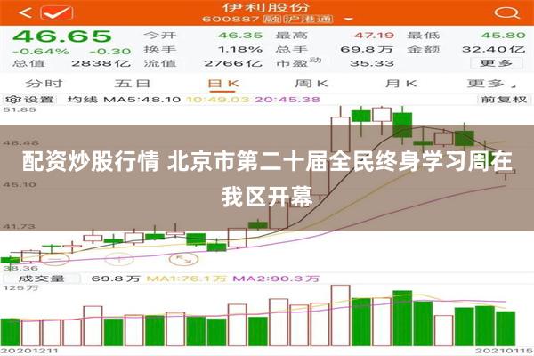 配资炒股行情 北京市第二十届全民终身学习周在我区开幕