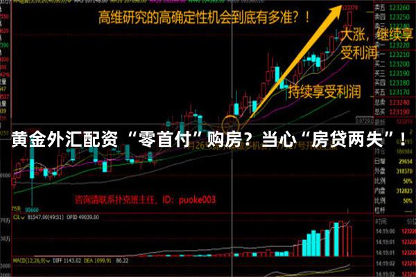 黄金外汇配资 “零首付”购房？当心“房贷两失”！