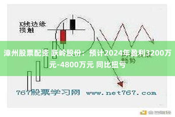 漳州股票配资 跃岭股份：预计2024年盈利3200万元-4800万元 同比扭亏